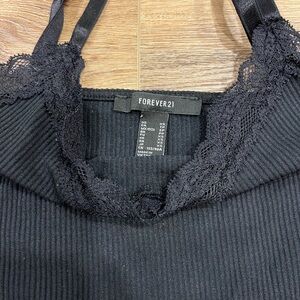 Forever 21 Black Lace Trim Camisole